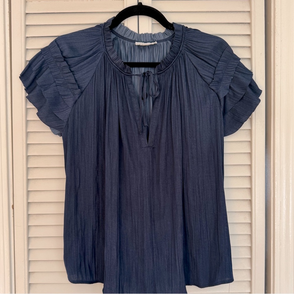 Dressy top from Evereve boutique